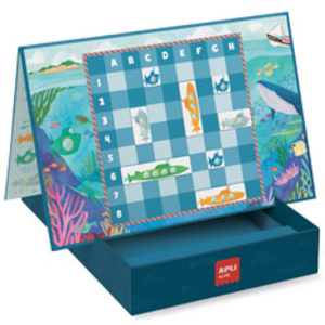 APLI kids Jeu de bataille navale, avec plateau magnétique