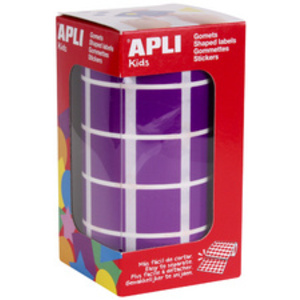 APLI Kids Gommette de couleur 'carré', en rouleau, lila
