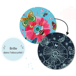 APLI kids Puzzle 'GLOW IN THE DARK Flower', 204 pièces
