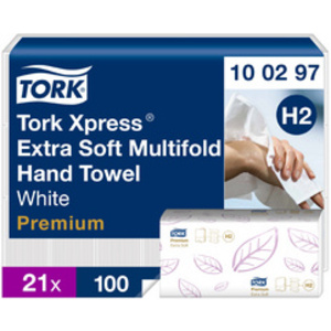 TORK Xpress Essuie-mains interfoliés, 212 x 340 mm, pli-W  - 405793