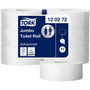 TORK Papier toilette grand rouleau Jumbo, 2 couches, blanc
