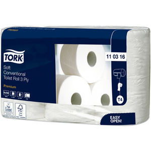 TORK Papier toilette, 3 couches, blanc