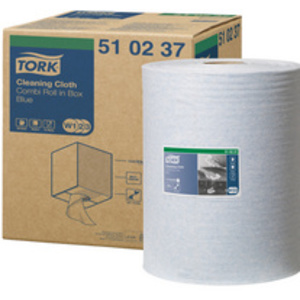 TORK Rouleau de chiffons de nettoyage, 1 pli, 152 m, bleu