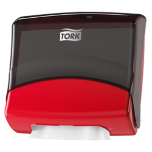 TORK Distributeur de chiffons de nettoyage, turquoise/blanc