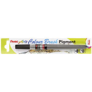 PentelArts Stylo pinceau aquarelle Colour Brush Pigment,noir