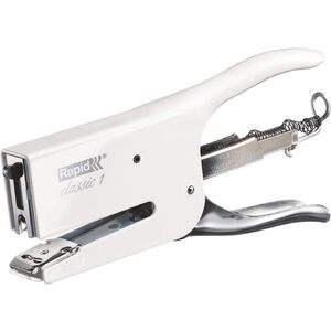 Rapid Pince agrafeuse Classic K1 Retro Coconut Kiss, blanc