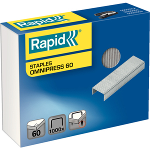 Rapid Agrafes Omnipress 60, galvanisé  - 45087