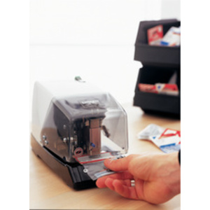 Rapid Agrafeuse électrique 100E, noir / blanc