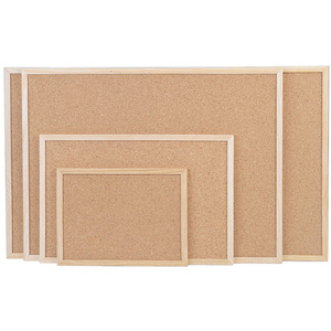 magnetoplan Tableau en liège avec cadre en bois