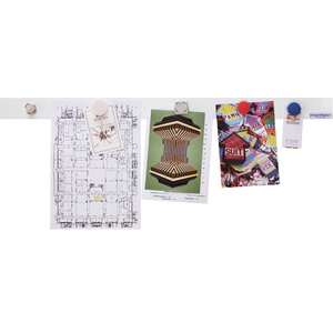 magnetoplan kit de barrettes magnétiques, 1000 x 50mm, blanc