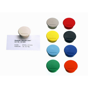 magnetoplan Discofix aimant rond 'color', blanc