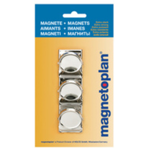 magnetoplan clip magnétique, 35 mm, argent