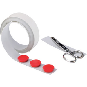 magnetoplan ruban magnétique blanc, autoadhésif, 35 mm x 5 m