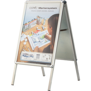 magnetoplan Panier métallique suspendu pour prospectus, long