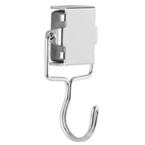 magnetoplan Crochet magnétique en métal, argenté