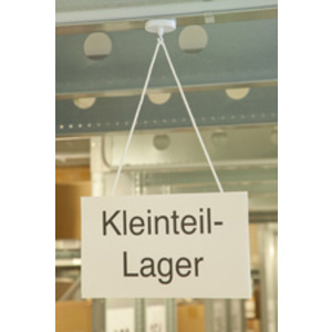 magnetoplan Aimant à crochet, blanc, diamètre: 47 mm