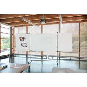 magnetoplan Tableau rabattaable ferroscript, (L)1.800 x (H)