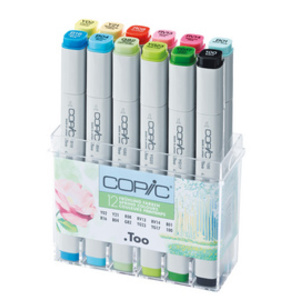 COPIC Marqueur classic, kit 12 couleurs de printemps