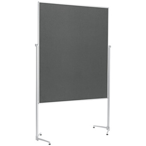 magnetoplan Tableau présentation, (L)1200 x (H)1500 mm, gris