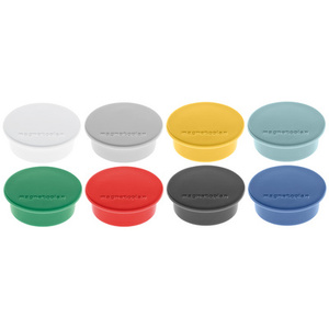 magnetoplan Discofix aimant rond 'color', couleurs assorties