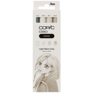 COPIC Marqueur ciao, kit 3+1 SHADE 'Light Warm Gray'