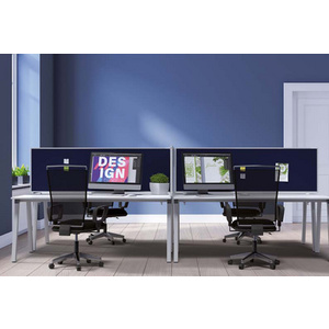 magnetoplan Cloison de séparation de bureau VarioPin, rose