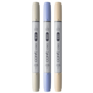 COPIC Marqueur ciao, set de 3 'Cozy Palette'