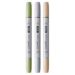 COPIC Marqueur ciao, set de 3 'Natural Palette'