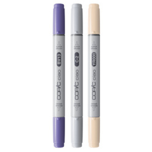 COPIC Marqueur ciao, set de 3 'Serene Palette'