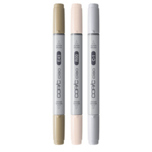 COPIC Marqueur ciao, set de 3 'Mellow Palette'