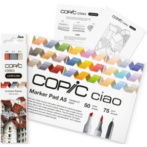 COPIC Marqueur ciao 'LAYER & MIX Starter Set', Architect