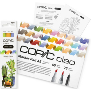 COPIC Marqueur ciao 'LAYER & MIX Starter Set', Botanic