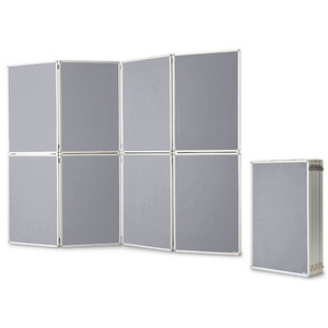 magnetoplan tableau de présentation, pliable, gris