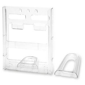 deflecto Socle pour porte-brochures Lit-Loc, transparent