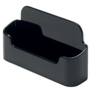 deflecto Porte-cartes de visite, 1 compartiment, noir