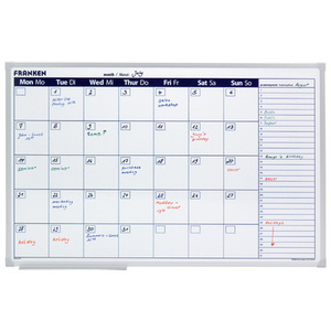 FRANKEN Tableau planning X-tra!Line calendrier, 900 x 600 mm