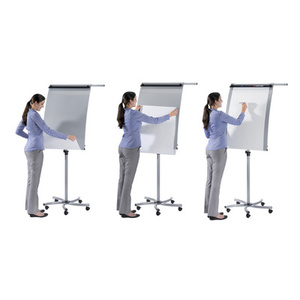 FRANKEN Chevalet de conférence PRO Mobil Paper Roll, argent