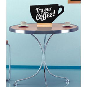 Securit Ardoise de table SILHOUETTE 'Tasse'