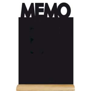 Securit Ardoise de table SILHOUETTE 'Memo'