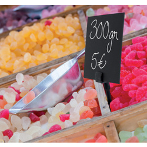 Securit Ardoise A5, noir, kit de 10