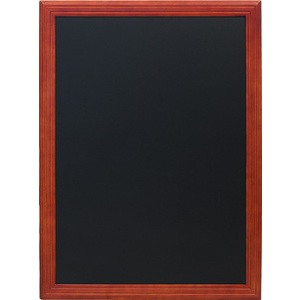 Securit Ardoise murale UNIVERSAL, avec cadre en bois, noir