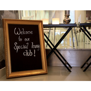 Securit Ardoise murale GOLD BOARD, 630 x 835 mm