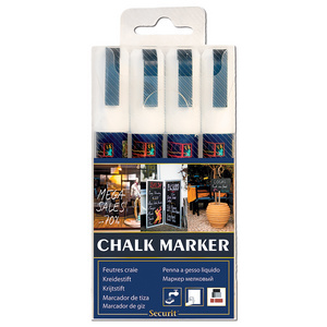 Securit Feutre-craie ORIGINAL MEDIUM, étui de 4