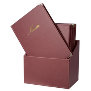 Securit Insert double face pour protège-menus, A4