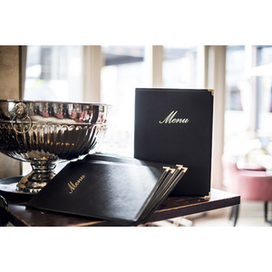 Securit Insert double face pour protège-menus, A4