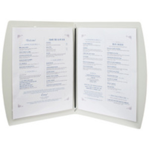 Securit Protège-menus RIO MENU, A4, blanc