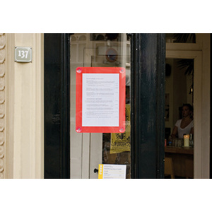 Securit Porte-affiches, A4, noir