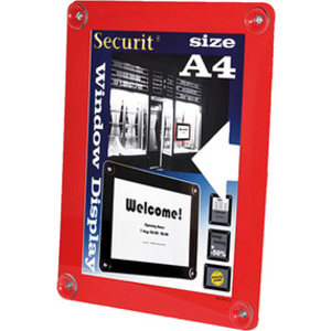 Securit Porte-affiches, A4, noir