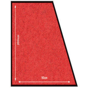 Securit Tapis anti-salissures, 900 x 2.000 mm, rouge
