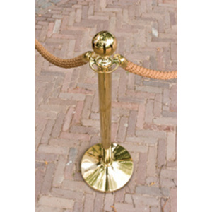 Securit Corde pour poteau d'accueil CLASSIC, blanc / or